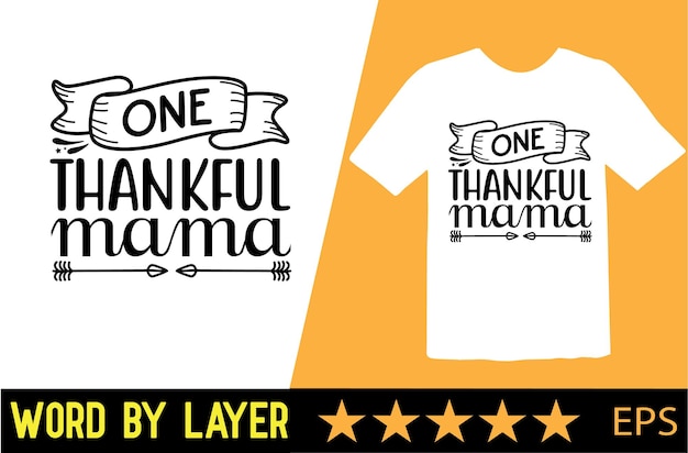 Thanksgiving vector t-shirt design
