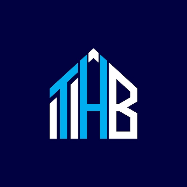 THB 주택 및 부동산 로고 디자인