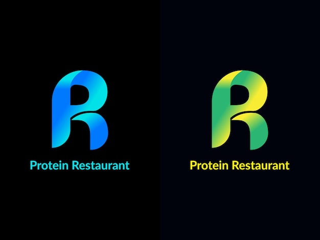 ベクトル prの文字は優れたロゴで,ブランドとして使用できます.