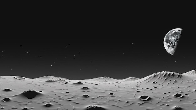Вектор Луна видна на этом изображении.