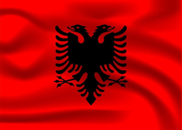 Вектор Государственный флаг албании