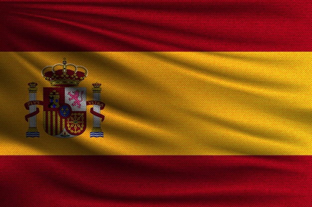 スペインの国旗。