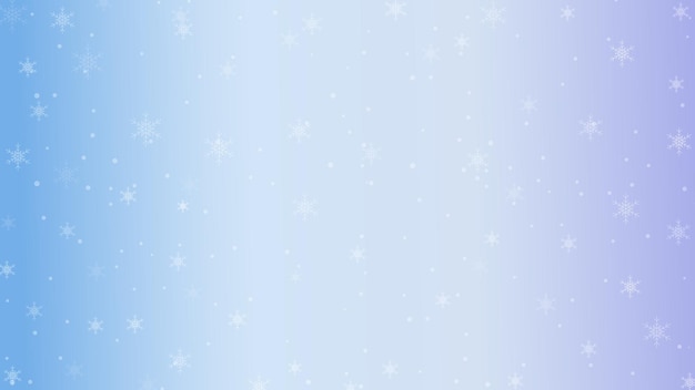 벡터 배경 벽지 엽서 배경 표지 테두리에 완벽한 그라데이션 파란색 배경 그림의 겨울 휴가 눈송이 프레임