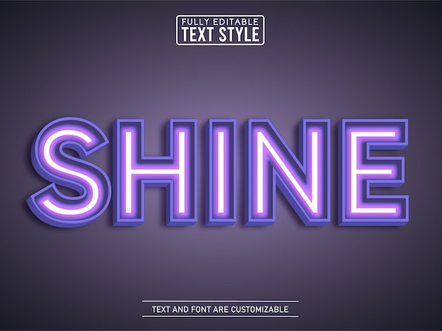 Theater Gloeiend Neon Sign Teksteffect