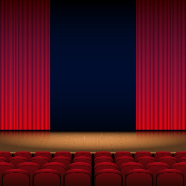 Theater podium achtergrond