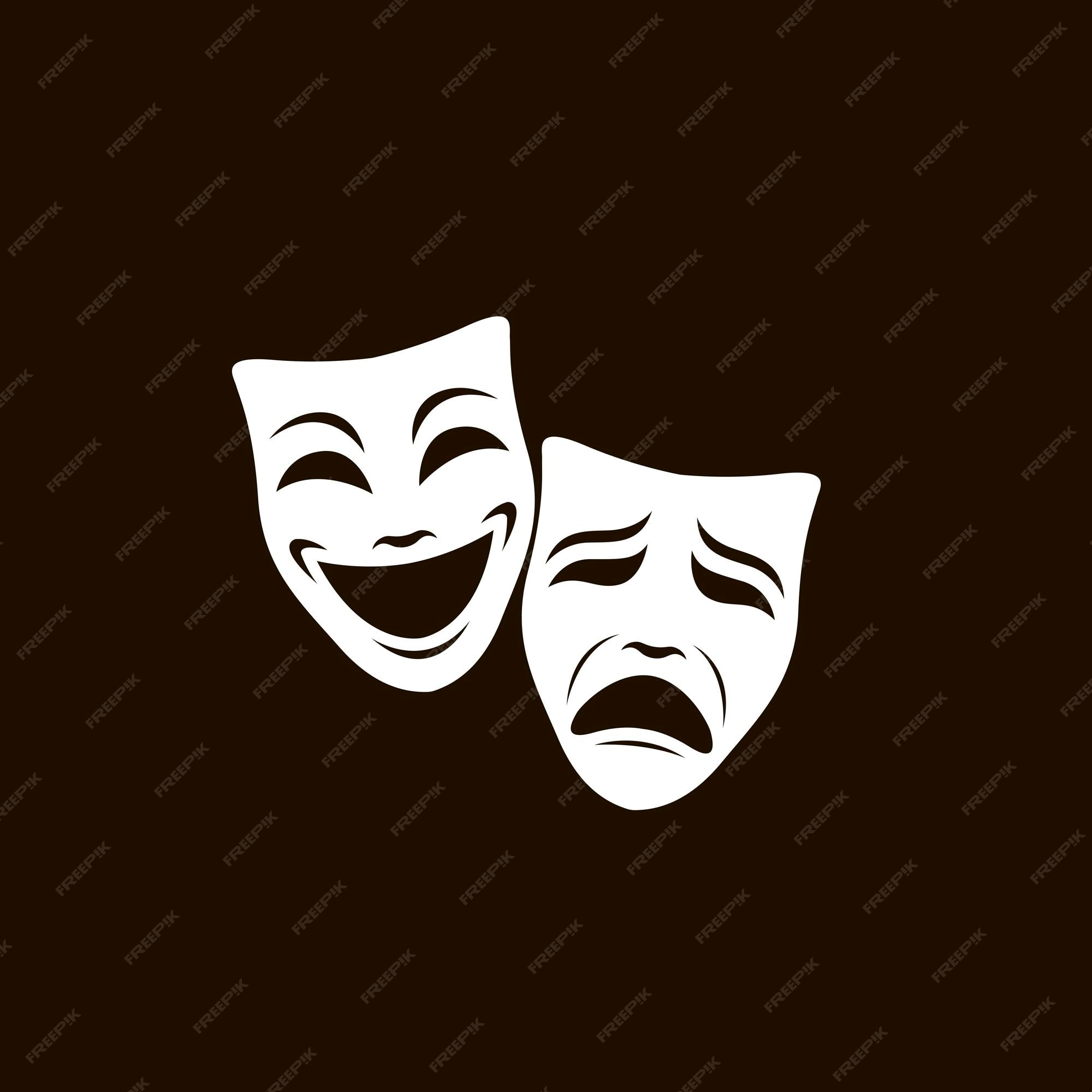 dæk Leeds afsked Drama mask Vectors & Illustrations for Free Download | Freepik