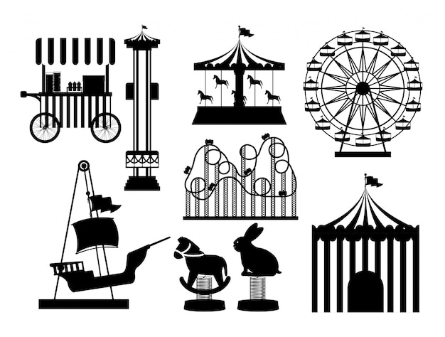 Vector theme park design