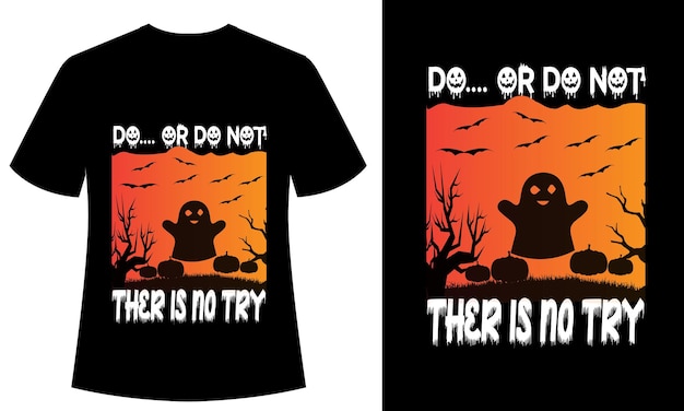 Do.... or Do Not There Is no try タイポグラフィとビンテージ Tシャツ、ベクトル、印刷準備完了