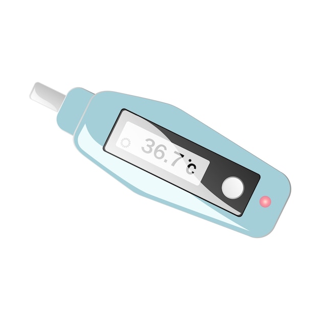 thermometer 3d vector illustratie