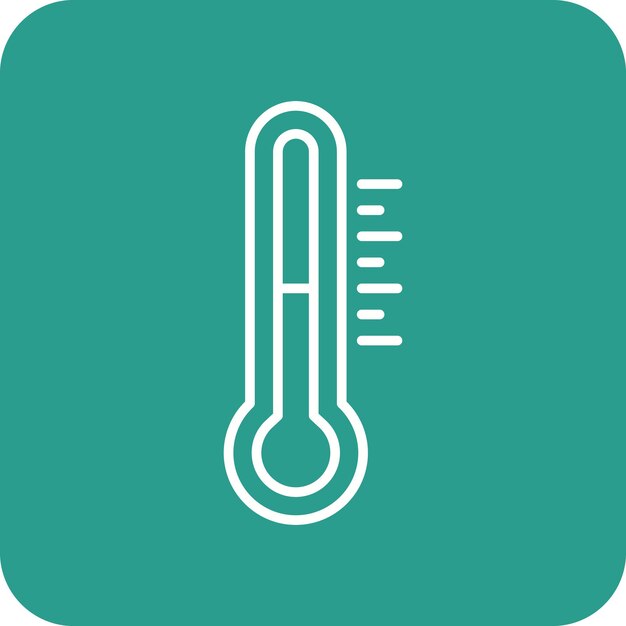 Vector thermometer icon vector image can be used for summer