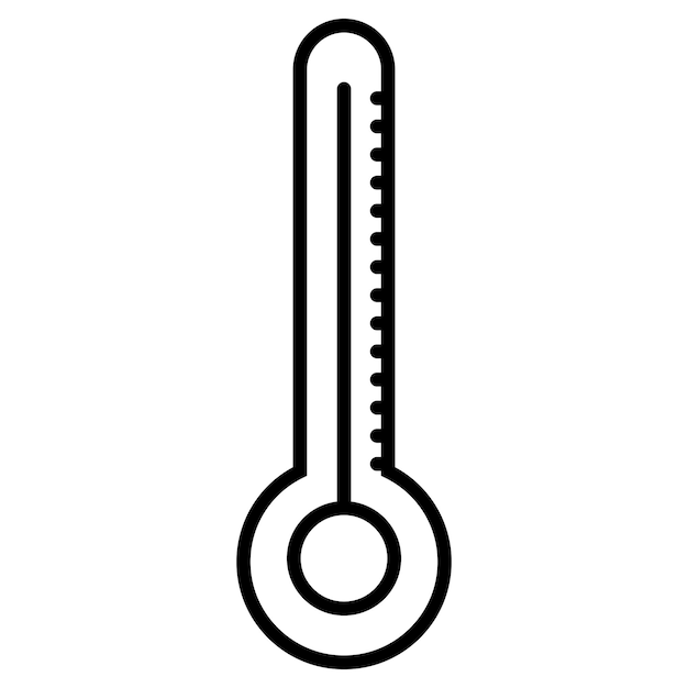 Thermometer icon vector