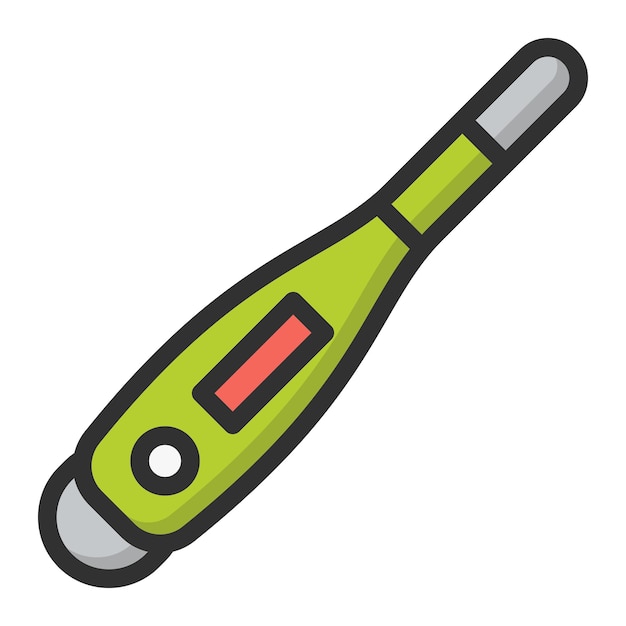 Vector thermometer vector icon design illustration