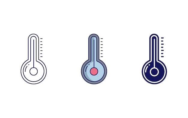 Thermometer vector icon