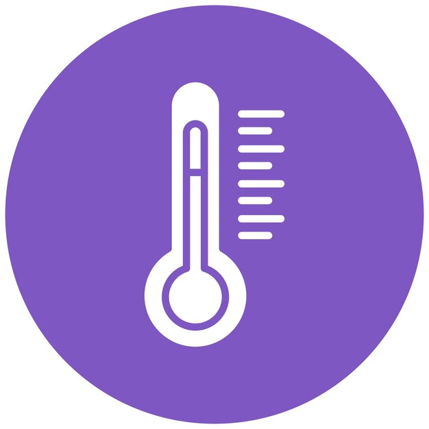 Thermometer Vector Illustration Style