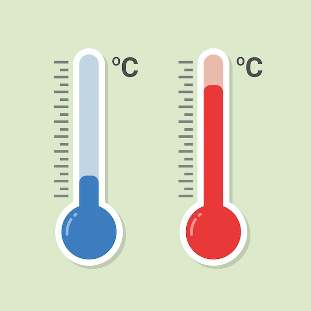 温度を測定するための温度計