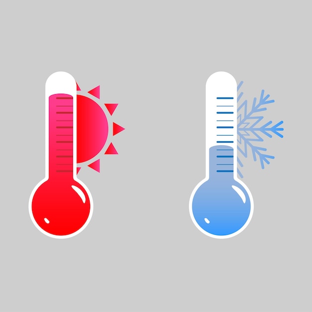 Термометры с теплом и холодом