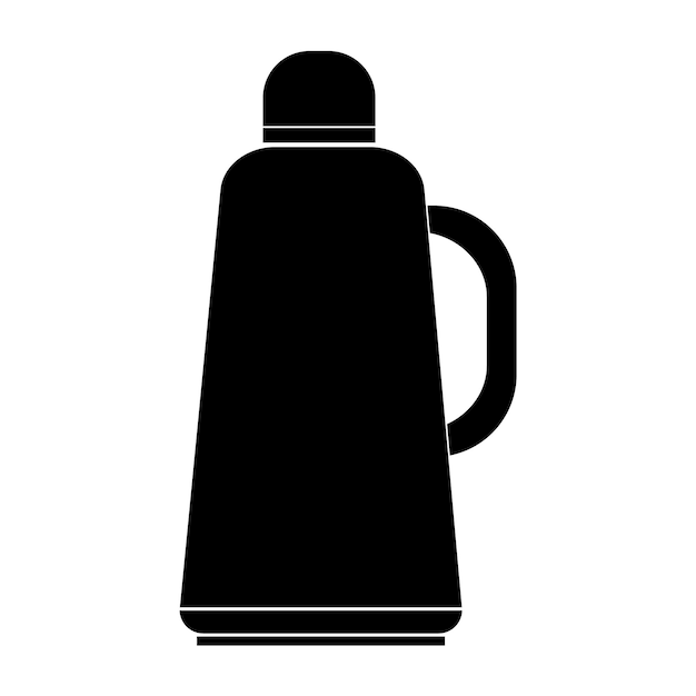 Thermos icon logo vector design template