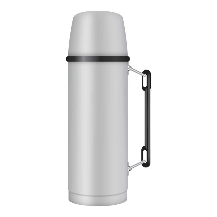 Vector thermos jug mockup realistic illustration of thermos jug vector mockup for web design isolated on white background