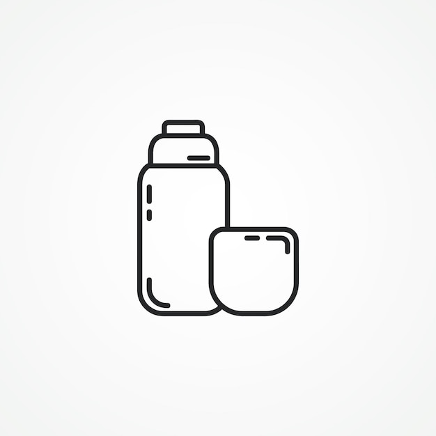 thermos line icon thermos linear icon