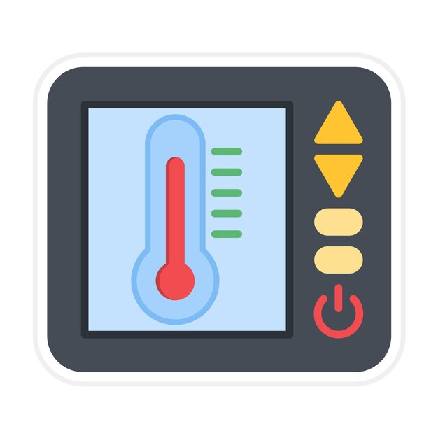 Vector thermostat icon vector image can be used for smart home