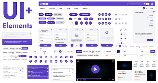 これらのグラフィックコンポーネントは,インターフェースの開発に包括的なアプローチを提供します