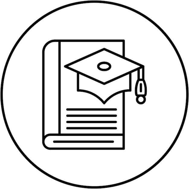 論文アイコンのベクトル画像は大学で使用できます