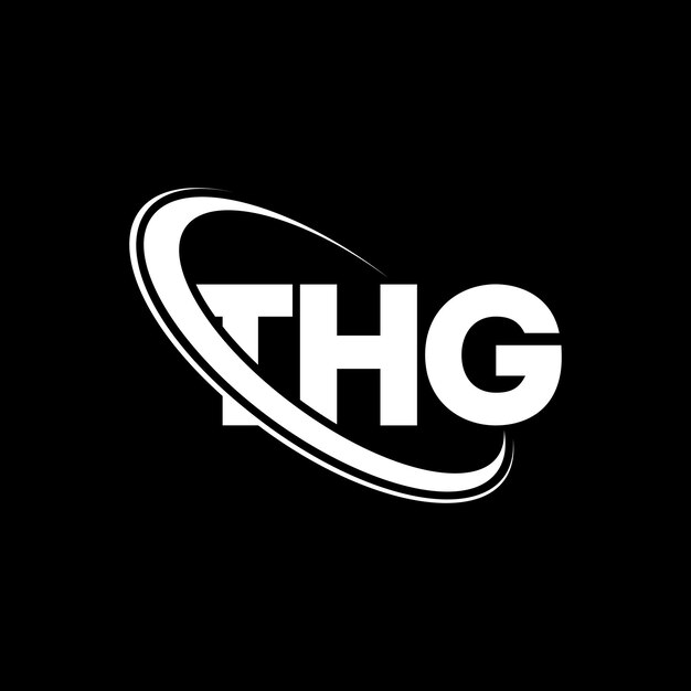 THG logo THG letter THG letter logo design Initials THG