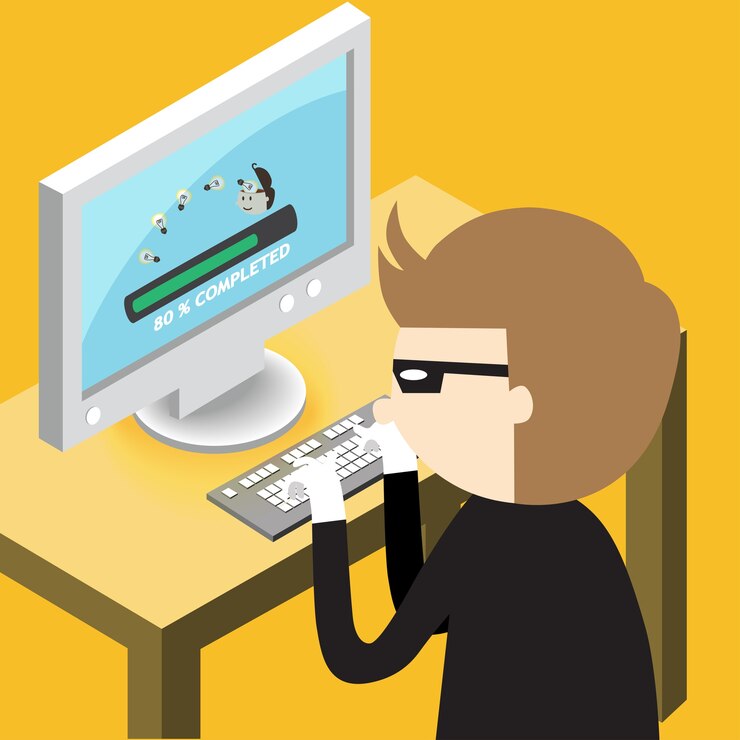 Vector a thief copy idea from computer
