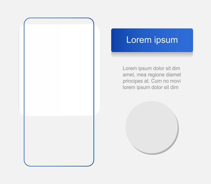 Vector 회색 원 인포그래픽 차트 디자인 요소가 있는 얇은 사각형 프레임 빈 복사 공간이 있는 정보 차트에 대한 추상적 벡터 기호 교육용 그래픽 키트 arial 일반 글꼴 사용