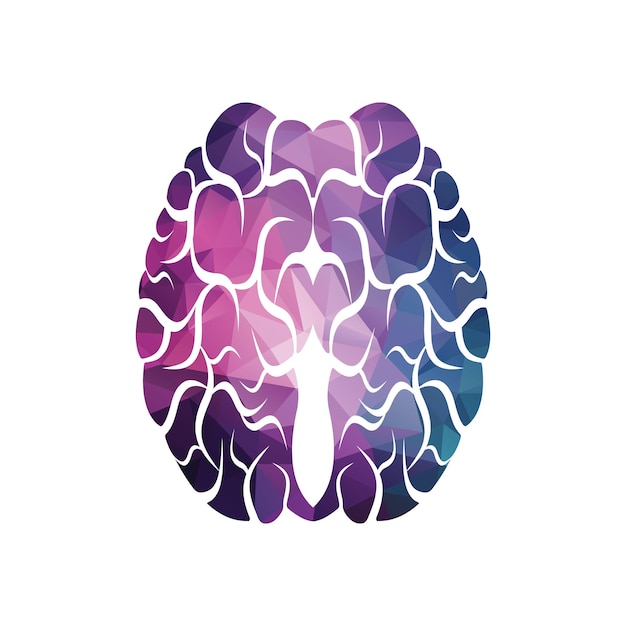 Think idea concept. Brainstorm power thinking brain Logotype icon.