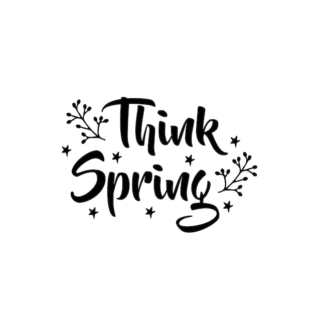 Think Spring Easter Public Holidays Spring Svg Easter Svg