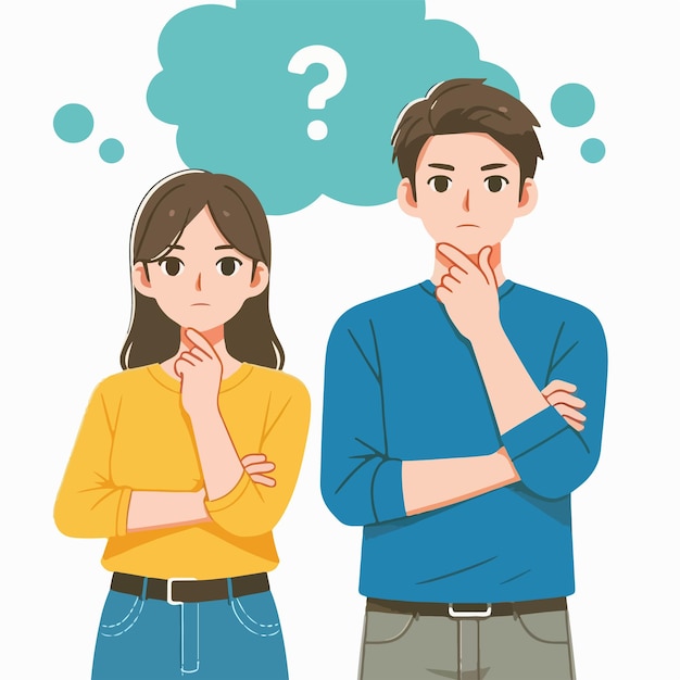 thinking man illustration