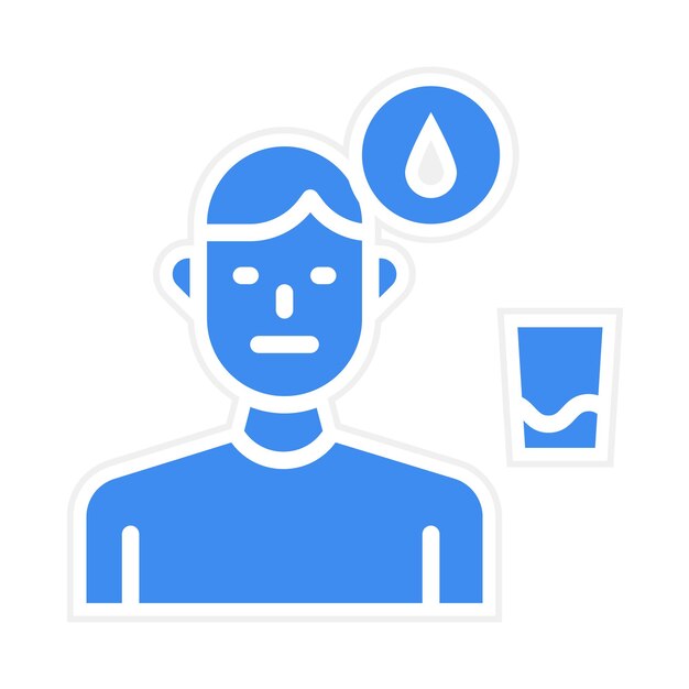 Vector thirst icon vector image can be used for water crisis