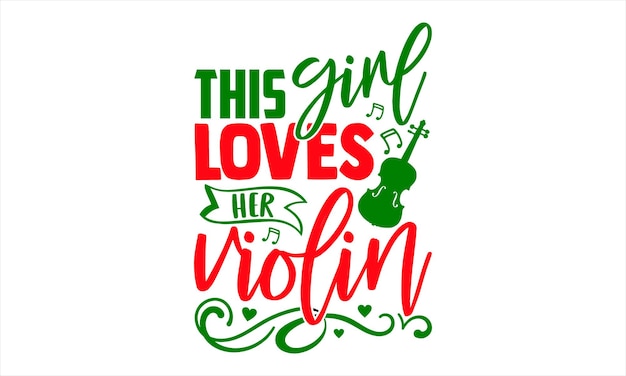 This girl loves her violin.