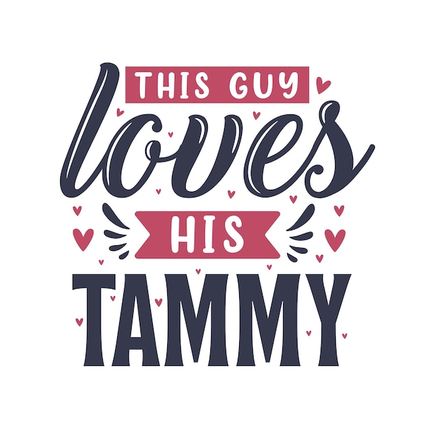 This guy loves his Mammy Dog lover gift design