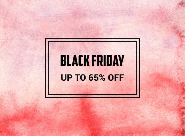 This is a Black Friday Abstract watercolor background texture design