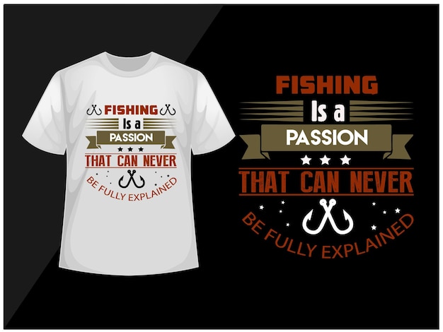 Vettore questo è un disegno di maglietta da pesca.