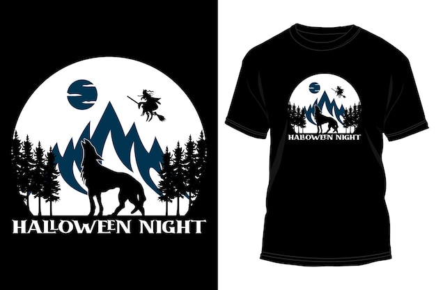 This is a high-quality halloween t-shirt design illustration and vector