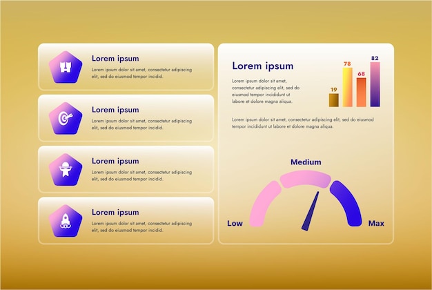 Vector this is an infographic image illustrating business processes it is a template vector illustration