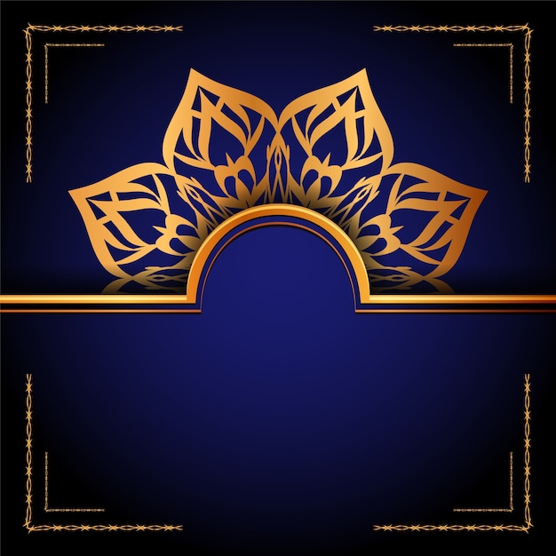this is luxury ornamental mandala islamic background, arabesque style.