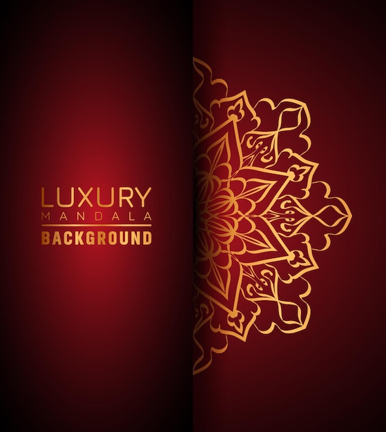 This is Luxury ornamental mandala logo background, arabesque style.