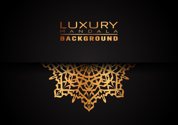 This is Luxury ornamental mandala logo background, arabesque style.