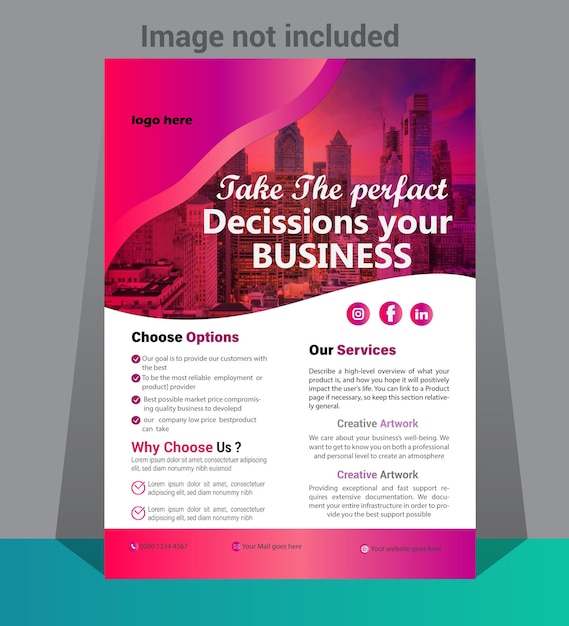 This is a medical flyer design template or creative poster design