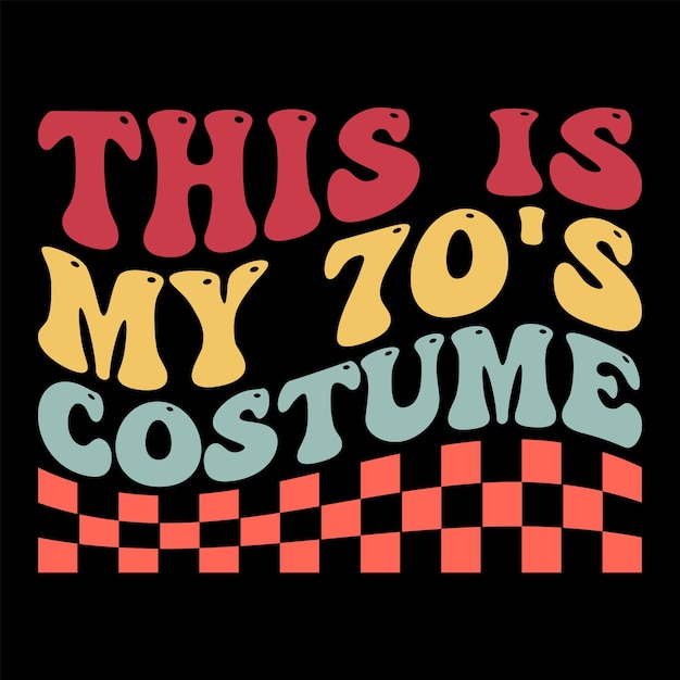 This is my 70's costume