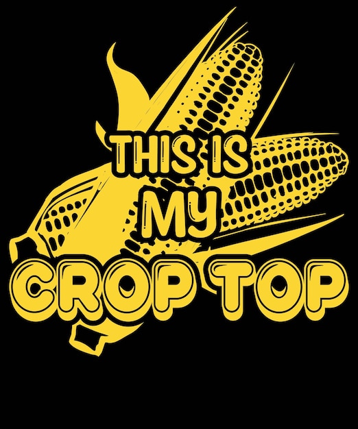 Questo è il mio design crop top per gli amanti del crop