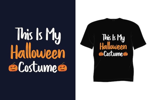 Vettore questo è il mio costume di halloween halloween t-shirt design.