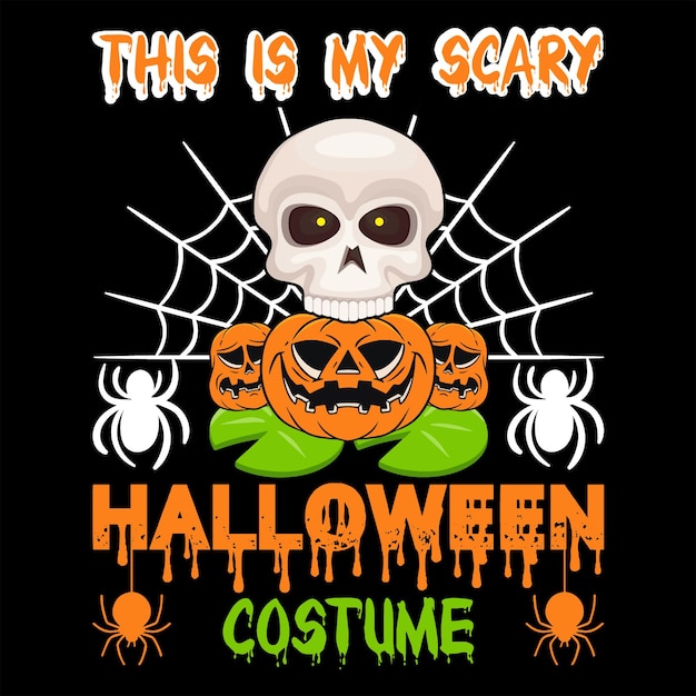 Premium Vector  This is my scary teacher costume t shirt design