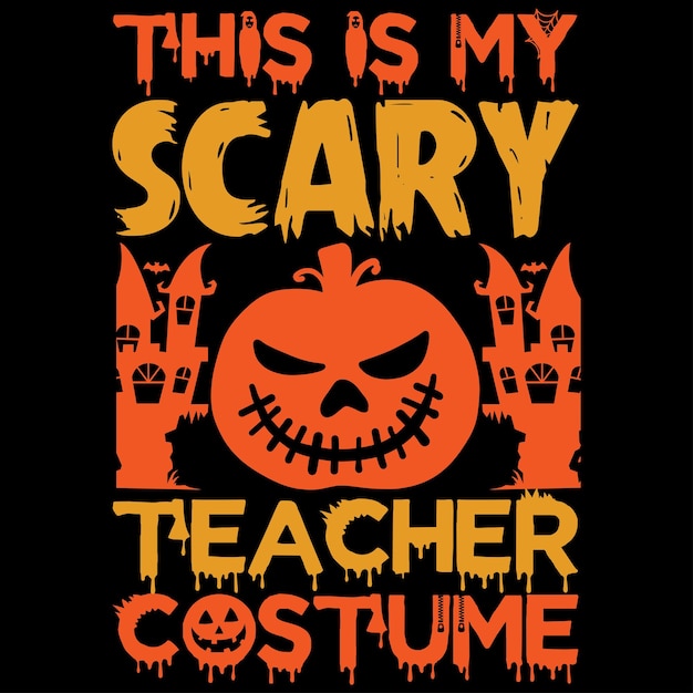 This is my scary teacher costume