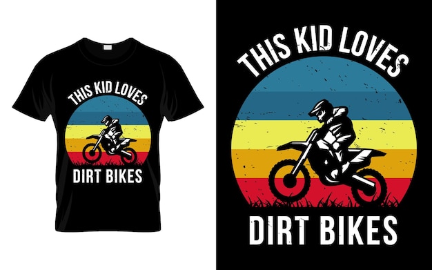 This Kid Loves Dirt Bikes