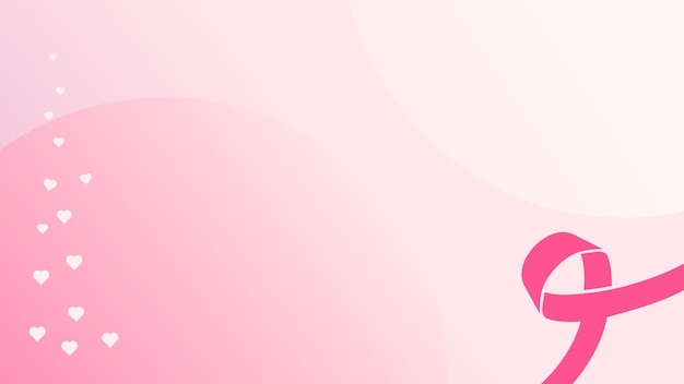 This pink background suitable for use in matter related cancer awareness